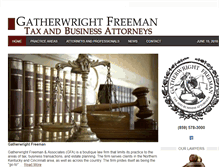 Tablet Screenshot of gfalegal.com